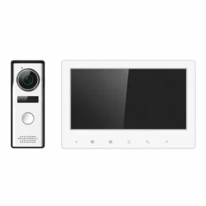 Smart Video Door Phone Kit with 7” TFT Display | Two-Way Audio | Night Vision | Memory Storage | Remote Unlock | Indoor Monitor & Outdoor Camera