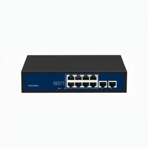Advanced Fast Ethernet PoE Switch (4/8/16/32/64 PoE + 2 Uplink RJ45) | 1000/100 Mbps Ports | Extend Mode | LED Indicators | 250m Long Range | Plug & Play
