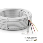 3+1 Coaxial CCTV Cable | Pure Copper Core | Power + Video Cable | 90m/100m Roll | High Signal Transmission | Durable PVC Jacket | Ideal for CCTV Installation
