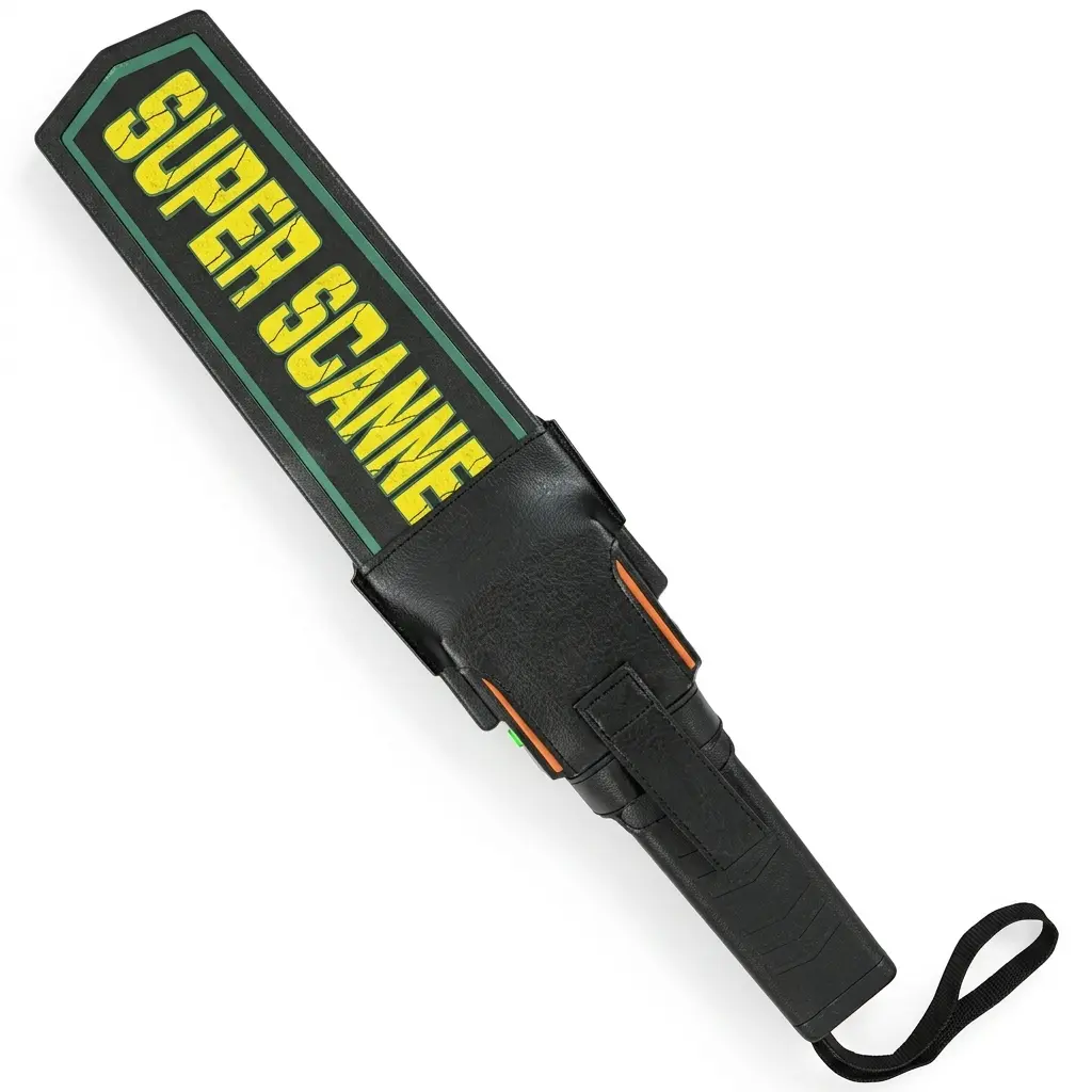 Handheld Metal Detector | High Sensitivity Scanner | Audio | Vibration | LED Alert | Rechargeable Battery | Portable Security Device | Compct Safe System