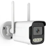 Wireless WiFi Bullet Camera 3MP/1080P HD | Night Vision | Motion Detection | Two-Way Audio | Outdoor Waterproof CCTV Camera | Mobile App Viewing