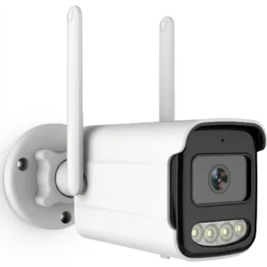 Wireless WiFi Bullet Camera 3MP/1080P HD | Night Vision | Motion Detection | Two-Way Audio | Outdoor Waterproof CCTV Camera | Mobile App Viewing