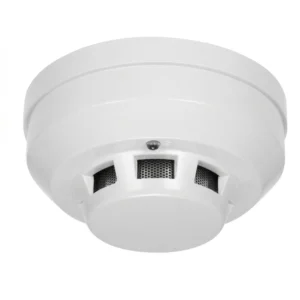Wired Photoelectric Smoke Detector | High Sensitivity Fire Alarm Sensor | DC 9-24V | NC/NO Output | LED Indicator | Anti-Interference Design | Fire Safety Smoke Alarm