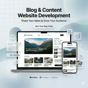 Blog & Content Website Development