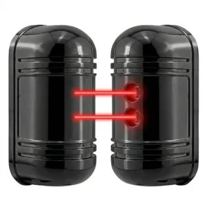 Infrared Beam Sensor | Photoelectric IR Barrier Detector | Wired Security Beam Sensor for Door, Window & Gate | Intrusion Detection Alarm Device