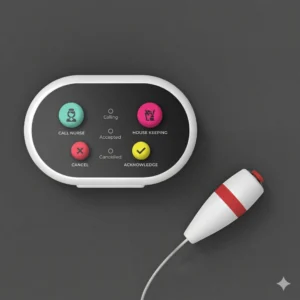 Nurse Call System for Hospital | Patient Calling System with Bedside Call Button & Central Display | Wired/Wireless Nurse Call Bell System | Emergency Patient Alert