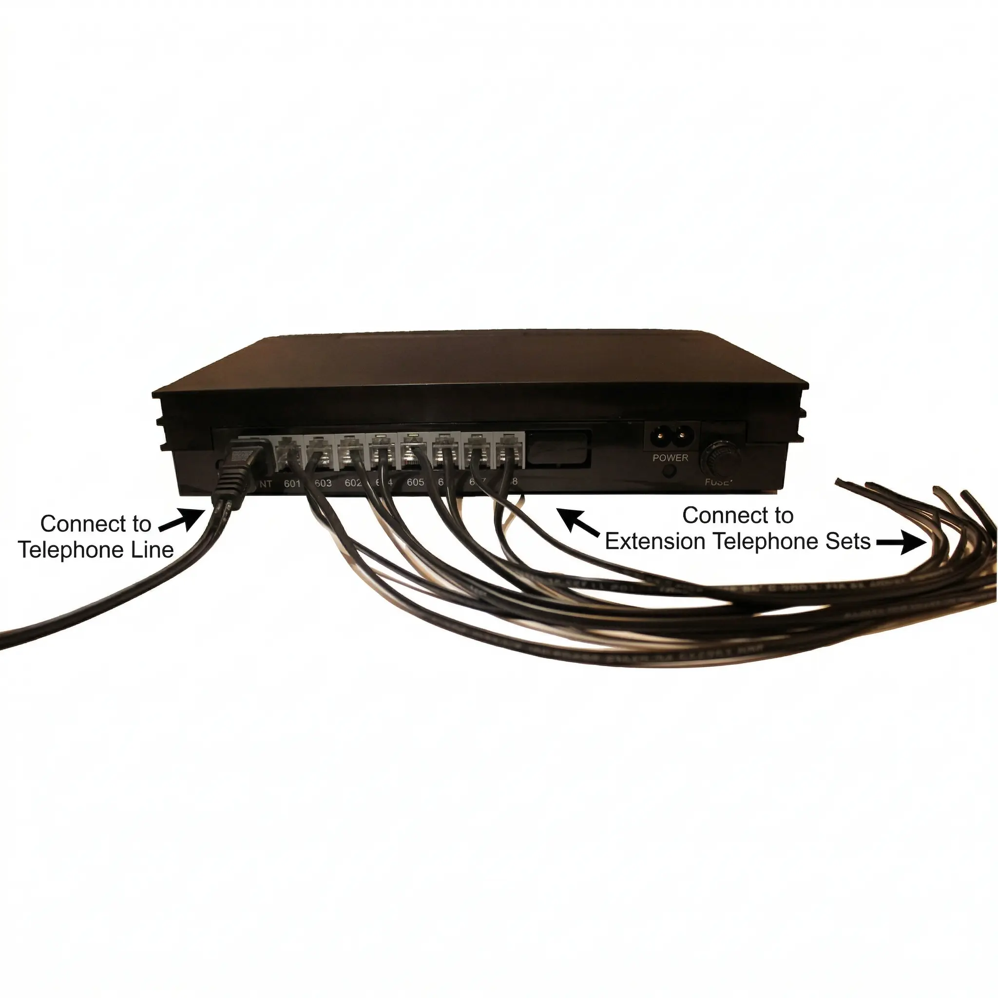 EPABX Intercom System | Multi-Line Telephone Exchange | 2 CO Line & 6/8/16 Extension Support | Call Transfer, Conference & Intercom Calling | Office Communication - Image 2