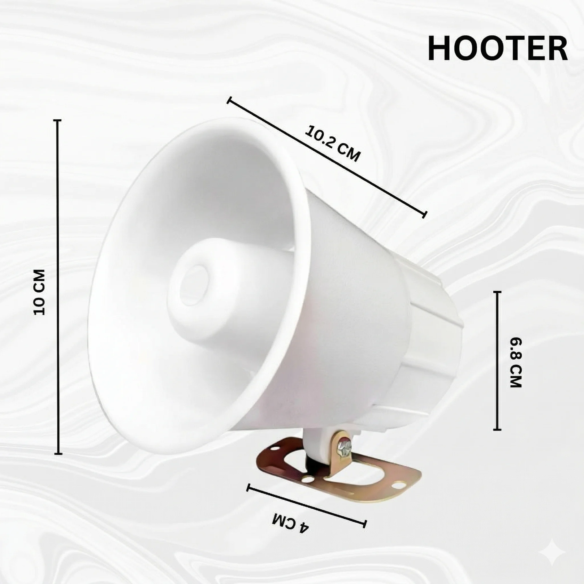 12V Wired Security Alarm Hooter | 120dB Loud Siren Horn for Home & Burglar Alarm System | Indoor Electronic Sounder | Anti-Theft Warning Siren - Image 3