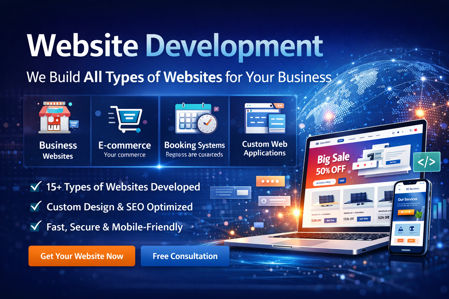 Website Designing & Development